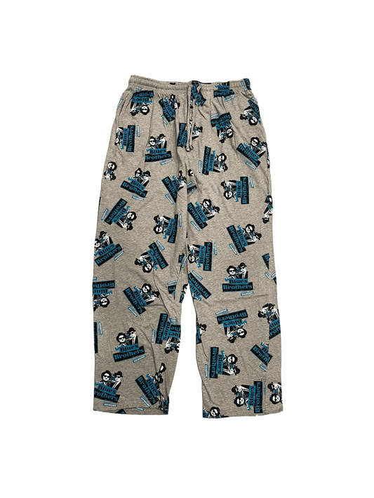 "The Blues Brothers" All-over Pattern Easy Pants