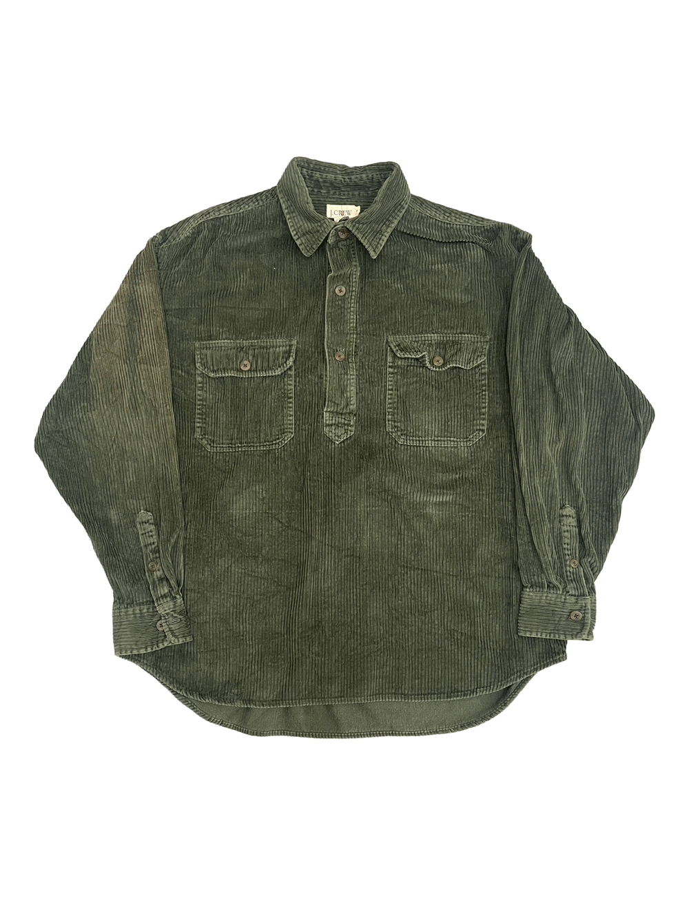 90'S J.CREW PULLOVER CORDUROY SHIRT