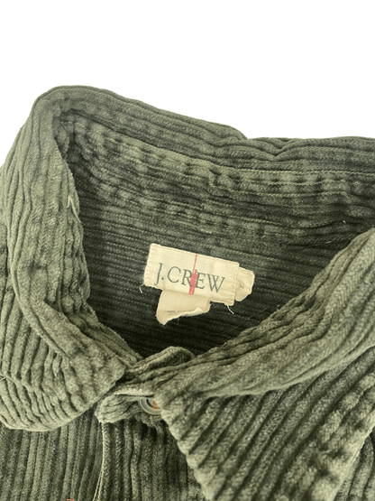 90'S J.CREW PULLOVER CORDUROY SHIRT