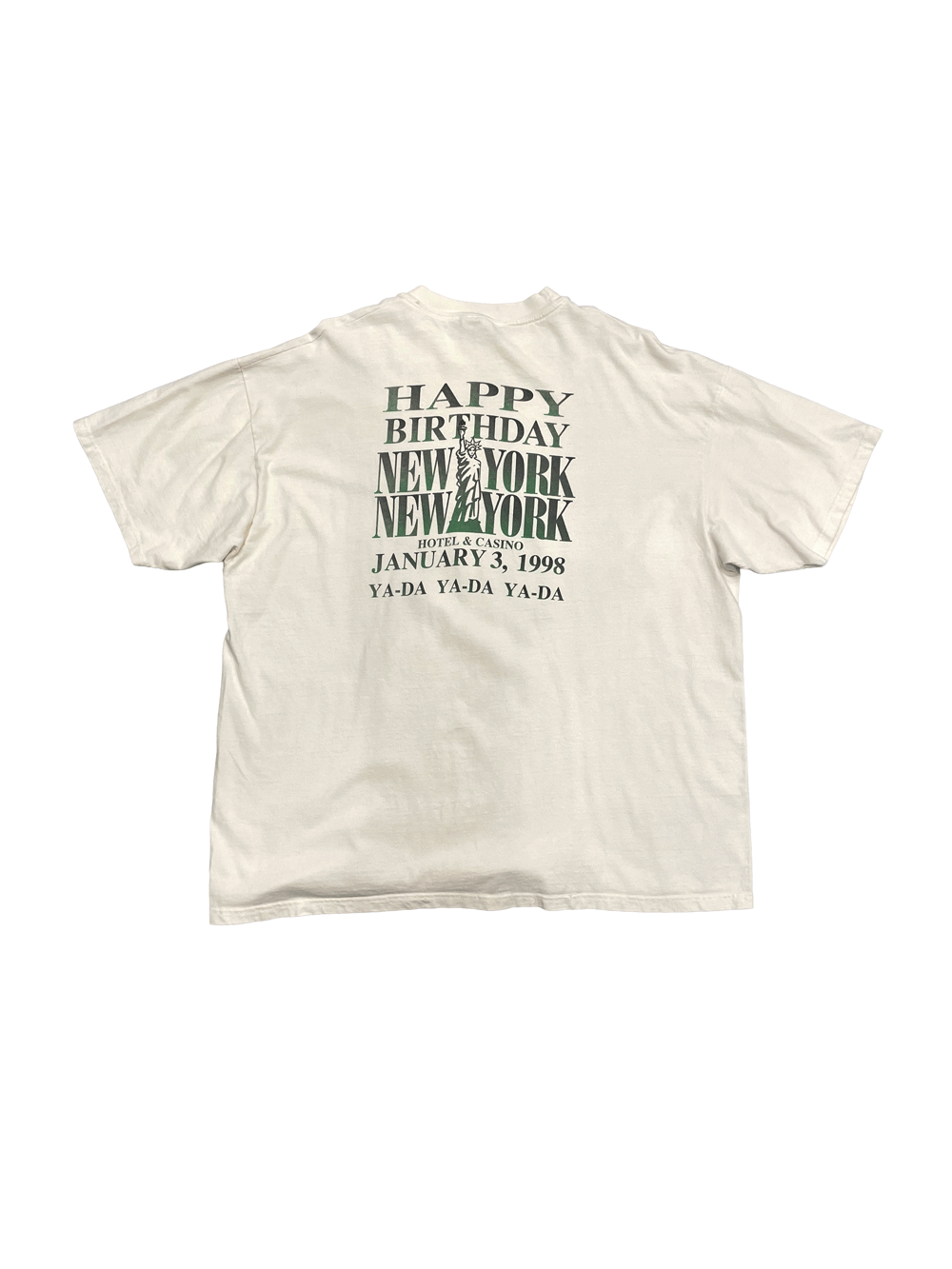 90's "New York-New York Hotel & Casino" 1st Anniversary T-shirt