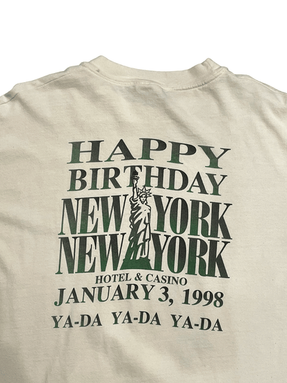 90's "New York-New York Hotel & Casino" 1st Anniversary T-shirt
