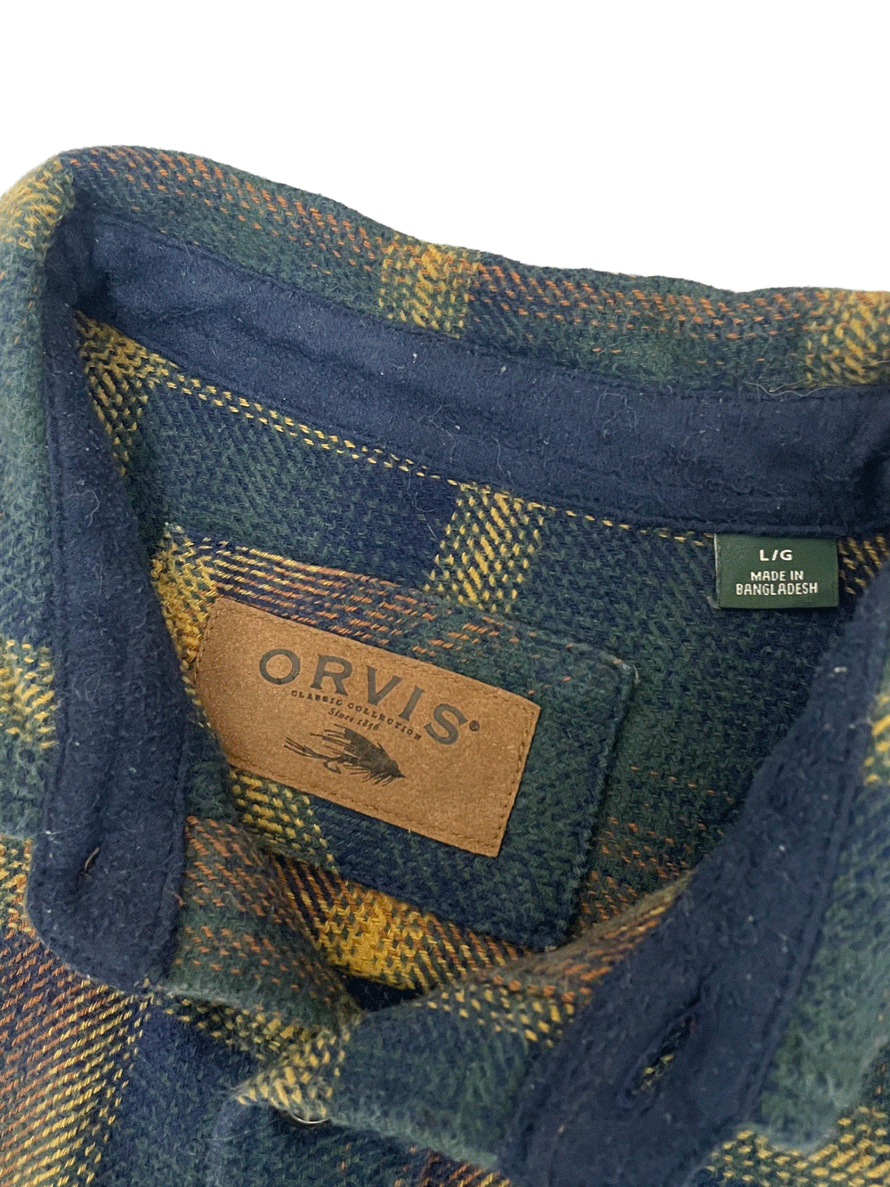 ORVIS HEAVY FLANNEL SHIRT