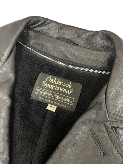 70'S "Sears" Oakbrook Sportswear LEATHER COAT
