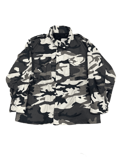 90'S "ALPHA INDUSTRIES" M-65 Field Jacket  CITY CAMO Made in USA