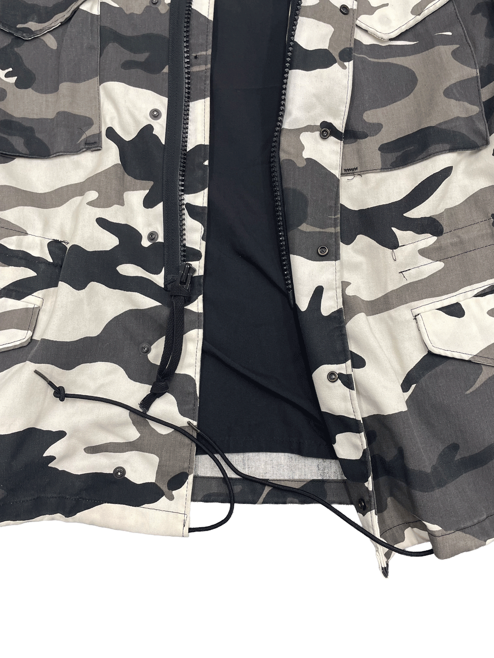 90'S "ALPHA INDUSTRIES" M-65 Field Jacket  CITY CAMO Made in USA