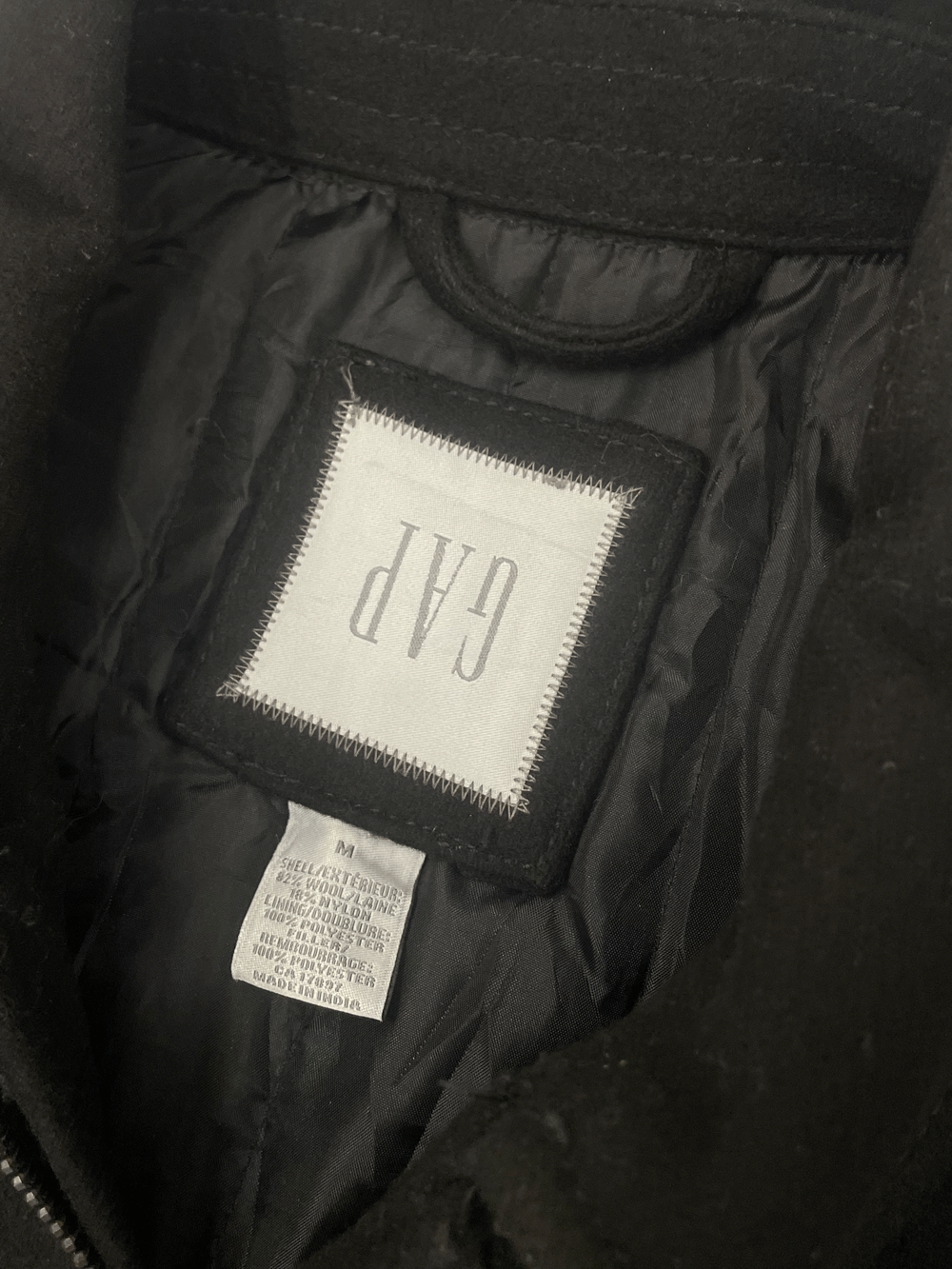 00'S GAP MELTON WOOL ZIP JACKET