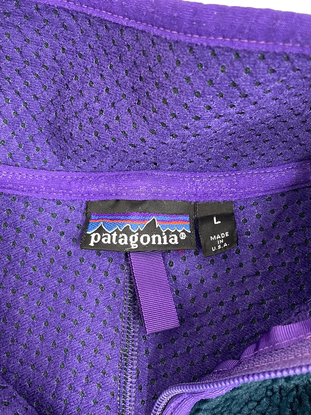 90'S Patagonia "Baby Retro Cardigan" Fleece Jacket Made in USA