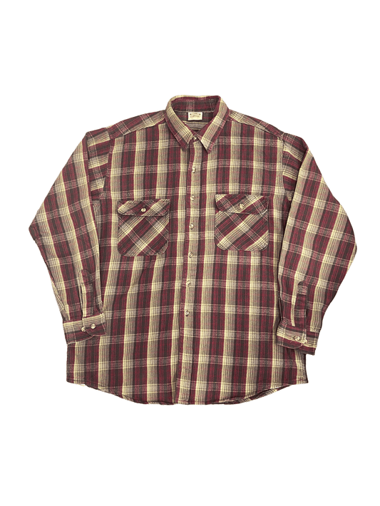 90'S FIVE BROTHER HEAVY FLANNEL SHIRT