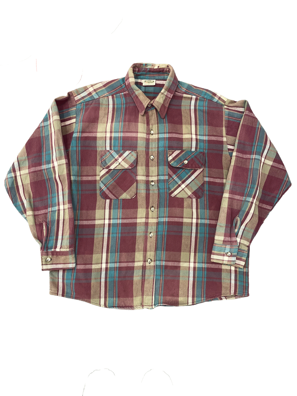 90'S FIVE BROTHER HEAVY FLANNEL SHIRT