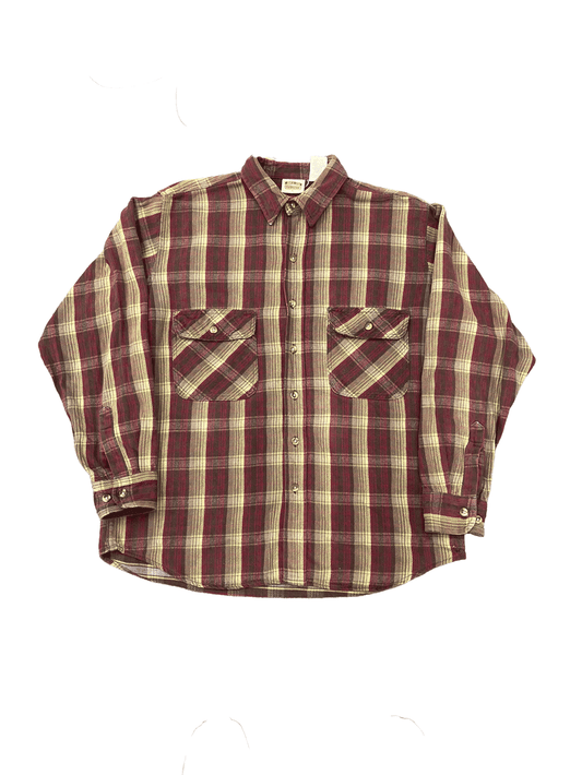 90'S FIVE BROTHER HEAVY FLANNEL SHIRT