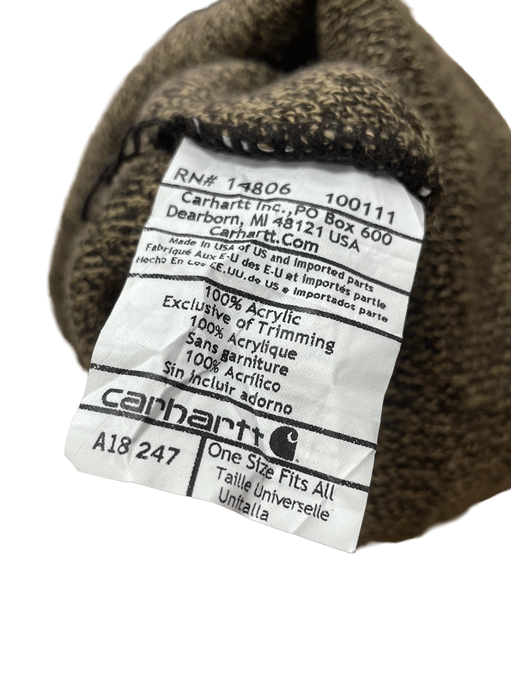 U.S.A. Carhartt KNIT CAP