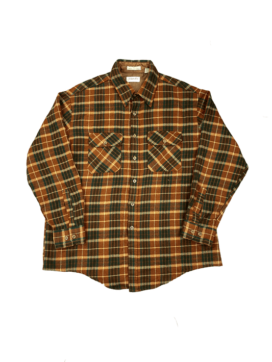 90'S ST.JOHNS BAY  FLANNEL SHIRT