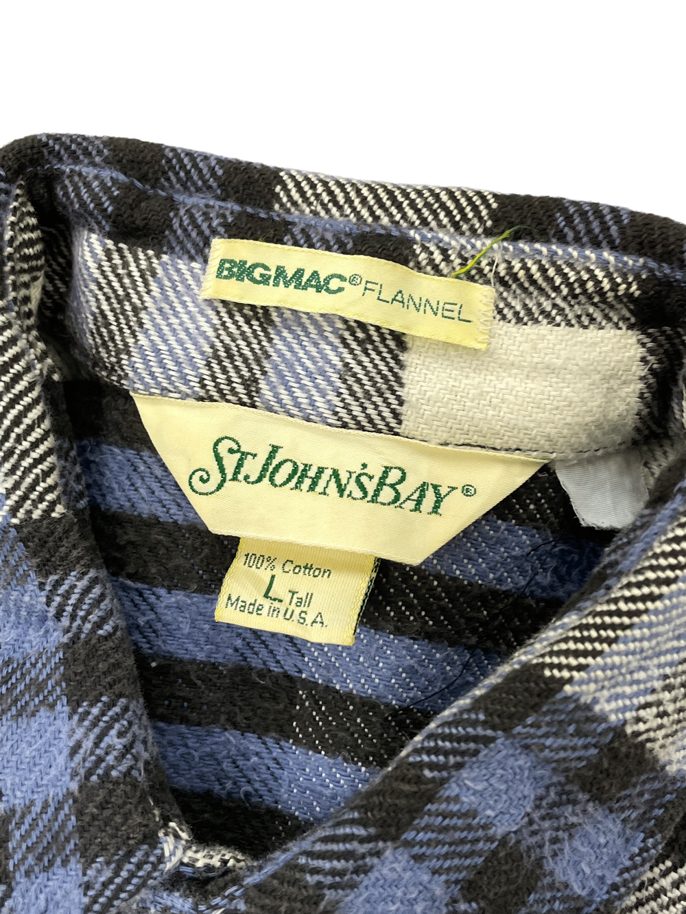 80'S BIG MAC X ST.JOHNS BAY  FLANNEL SHIRT