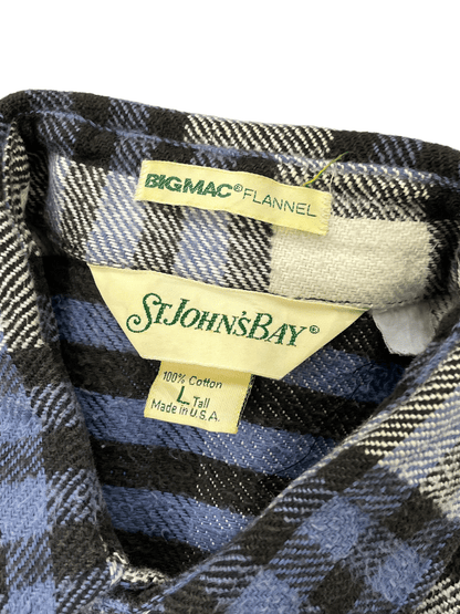 80'S BIG MAC X ST.JOHNS BAY  FLANNEL SHIRT