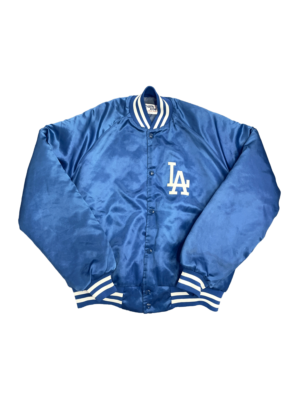 80'S-90'S Chalk Line "Los Angeles Dodgers" Satin Stadium Jumper Made in USA