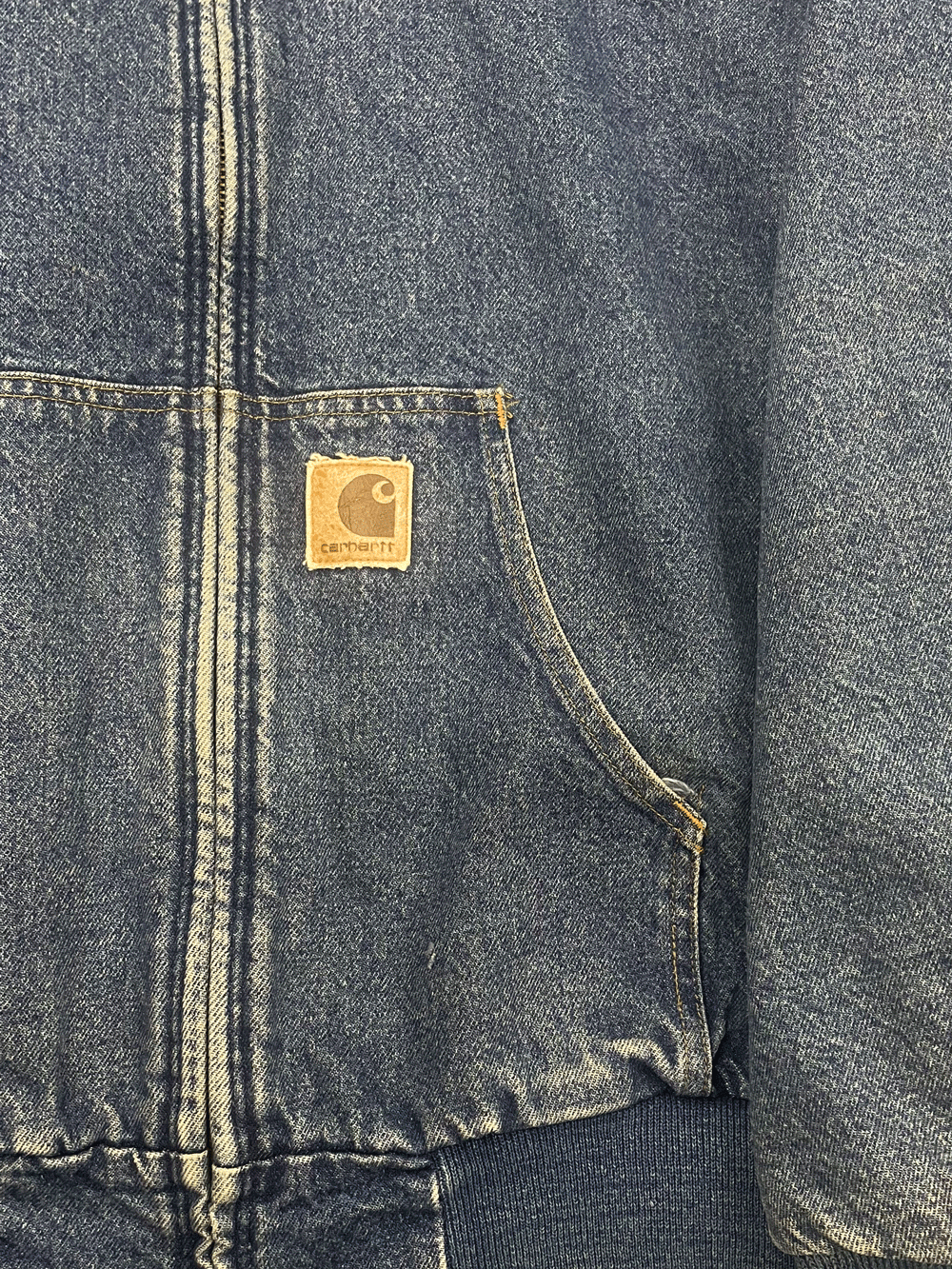 90'S  Carhartt DENIM ACTIVE JACKET Made in U.S.A.