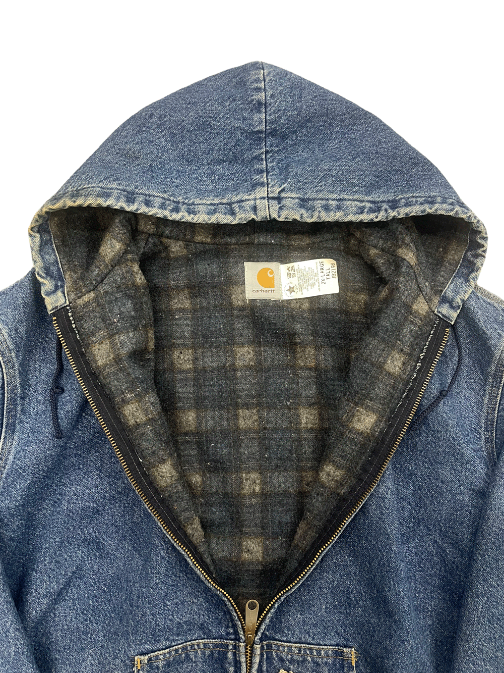 90'S  Carhartt DENIM ACTIVE JACKET Made in U.S.A.