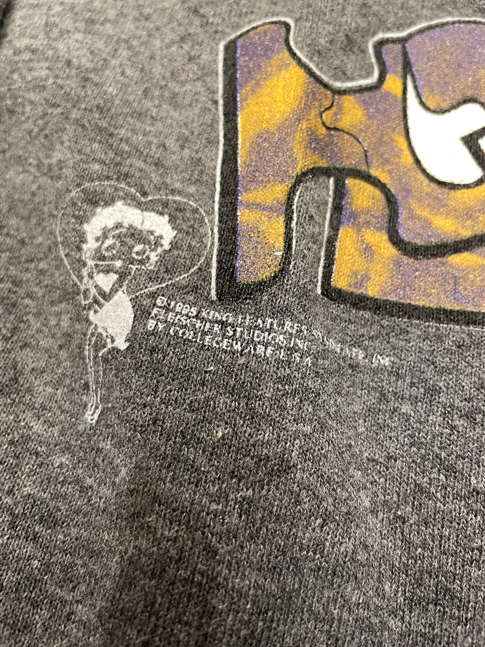 BETTY BOOP PUZZLE SWEAT