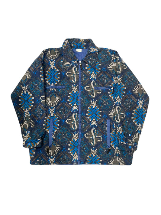 GEOMETRIC PATTERNS NYLON JACKET