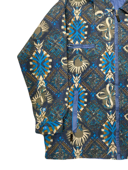 GEOMETRIC PATTERNS NYLON JACKET