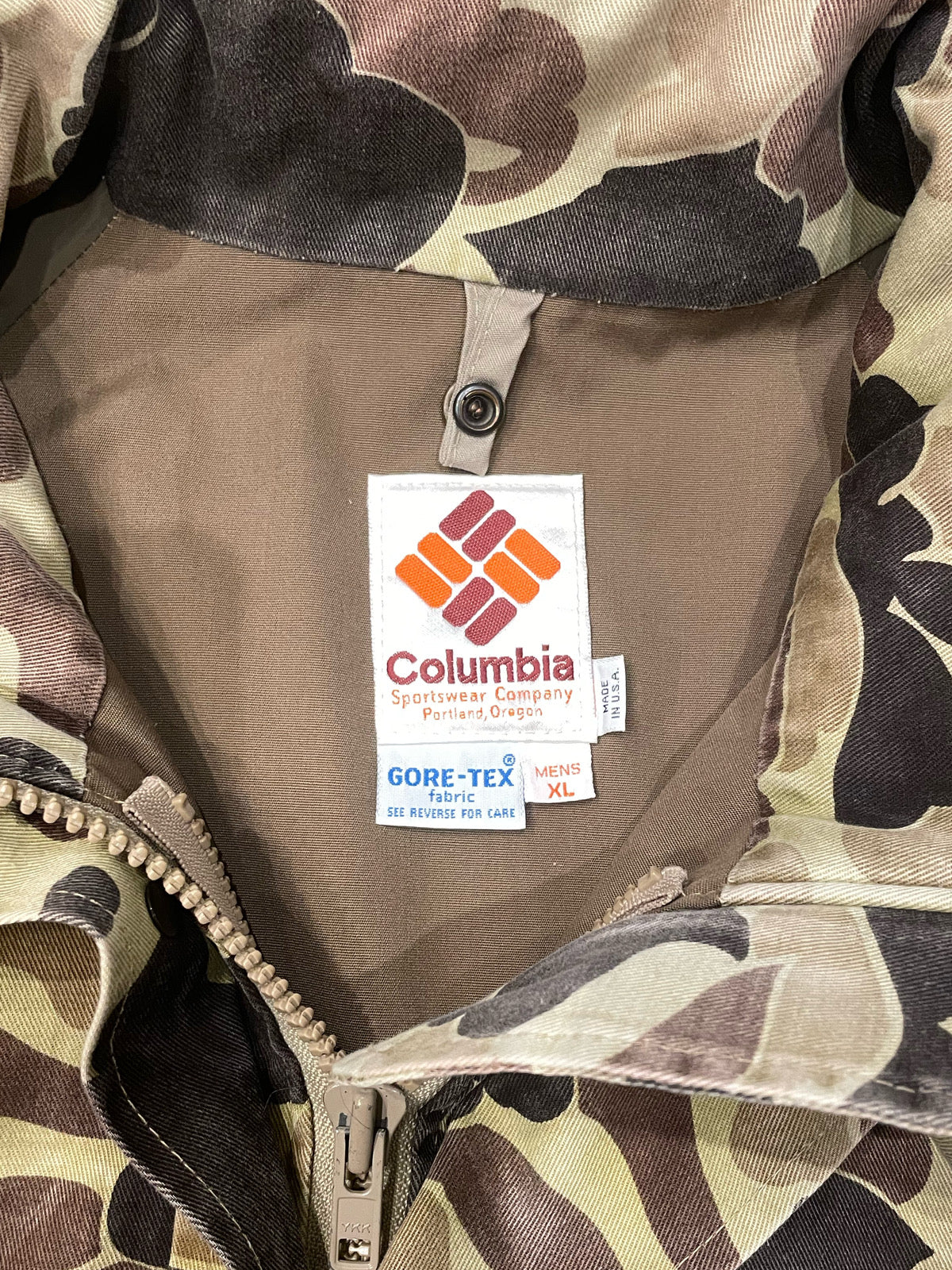 70'S COLUMBIA DUCK HUNTER CAMO GORE-TEX JACKET