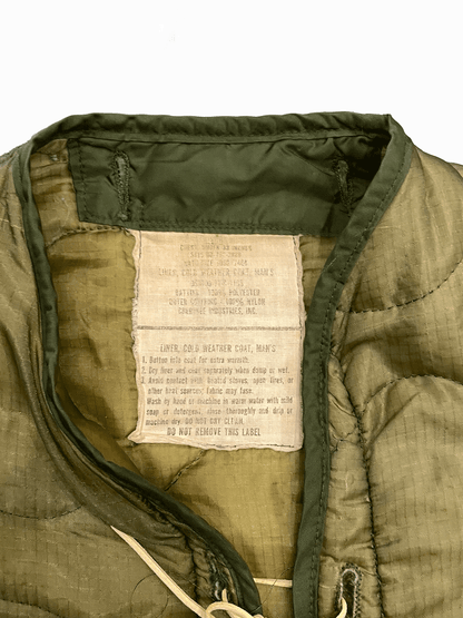 80's "US ARMY" M-65 Quilted Liner Jacket