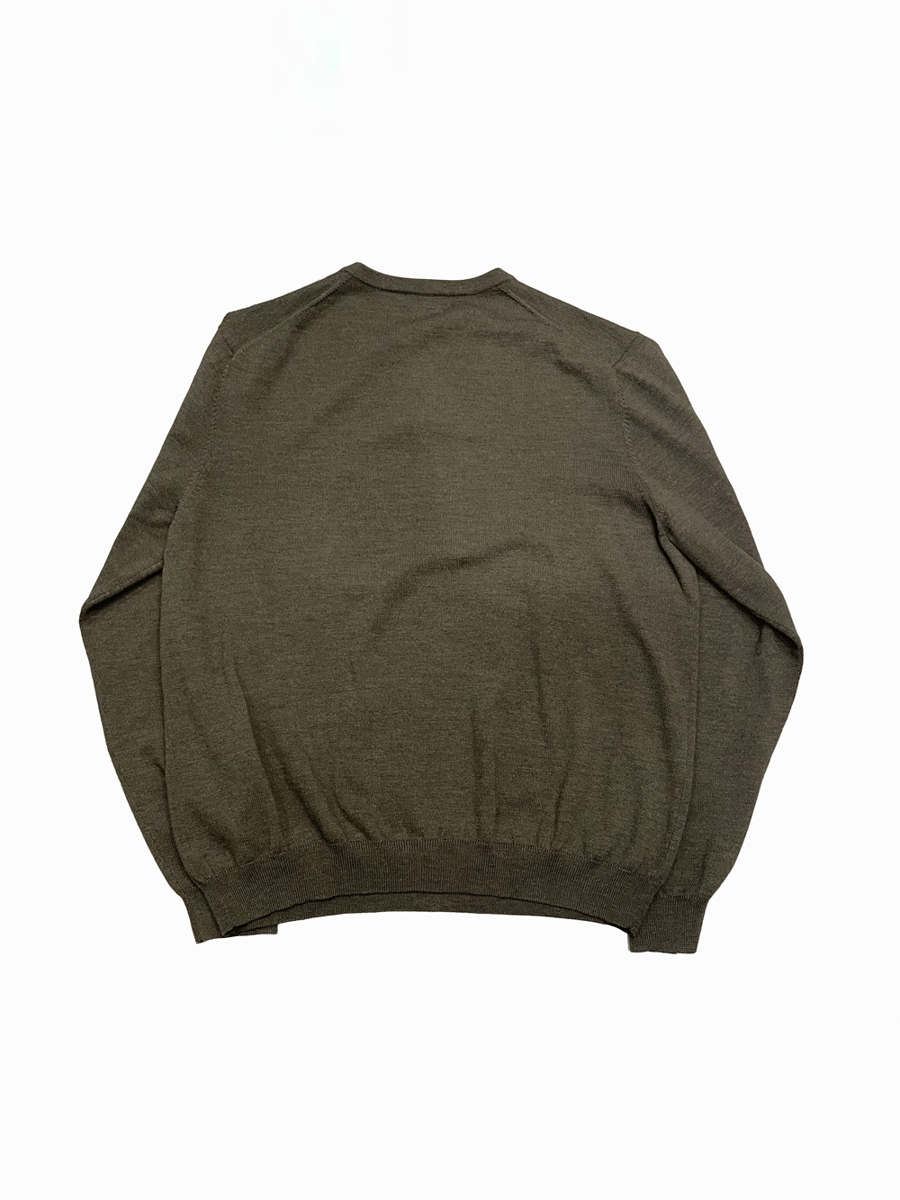 "346 BROOKS BROTHERS" Merino Wool V-Neck Sweater