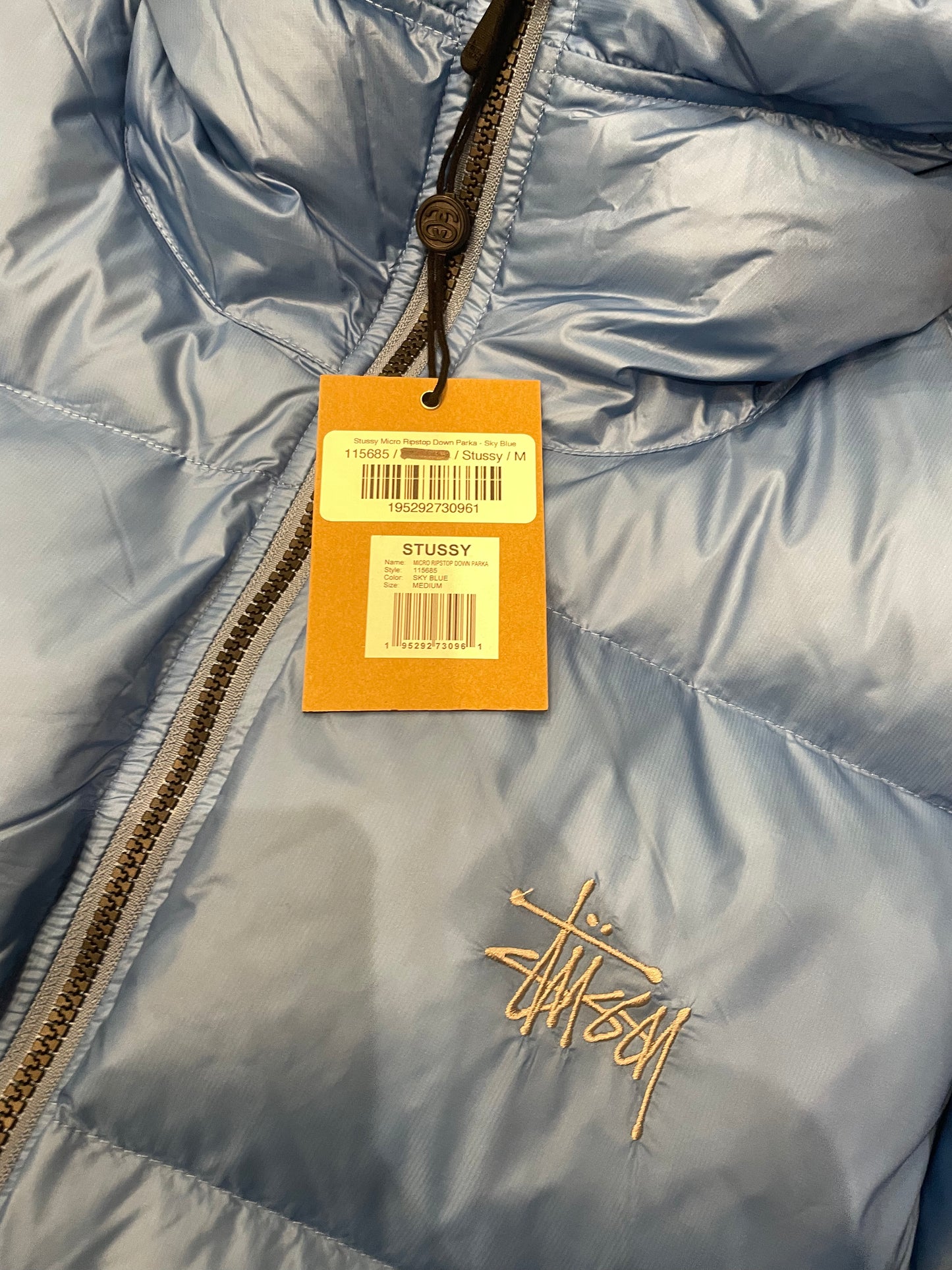 STUSSY MICRO RIPSTOP DOWN PARKA (800 FILL)