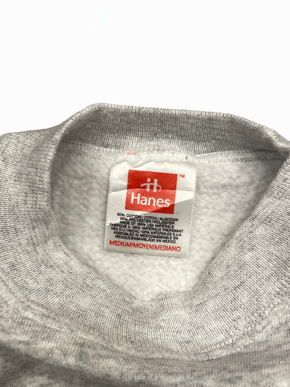 "Hanes" Plain Raglan Sweatshirt