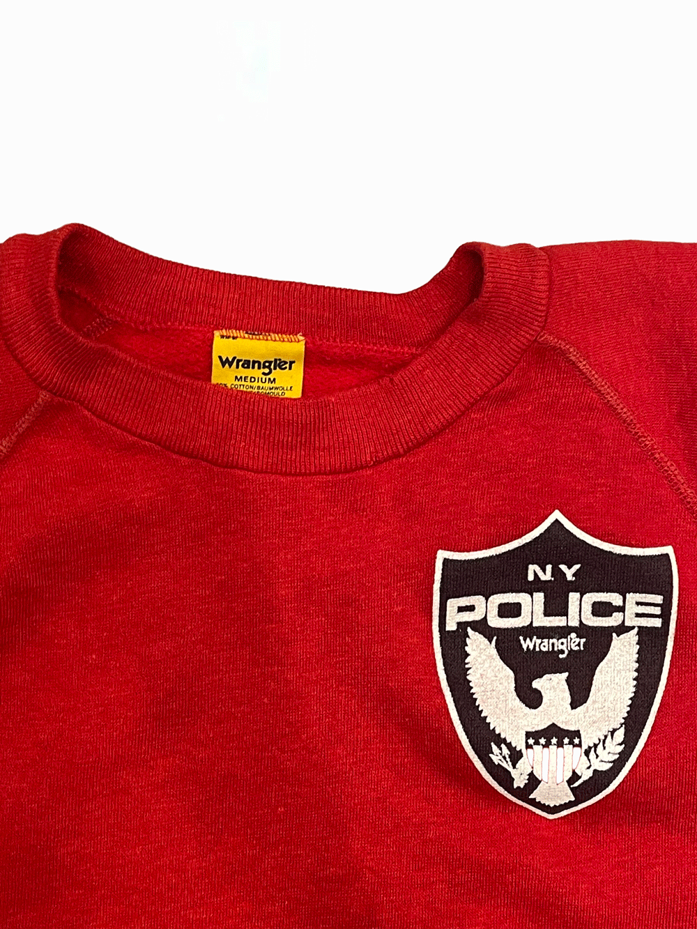 80's "Wrangler" USA Made NY POLICE Sweatshirt