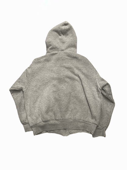 "Premier International"Grey Full-Zip Thermal Lined Hoodie