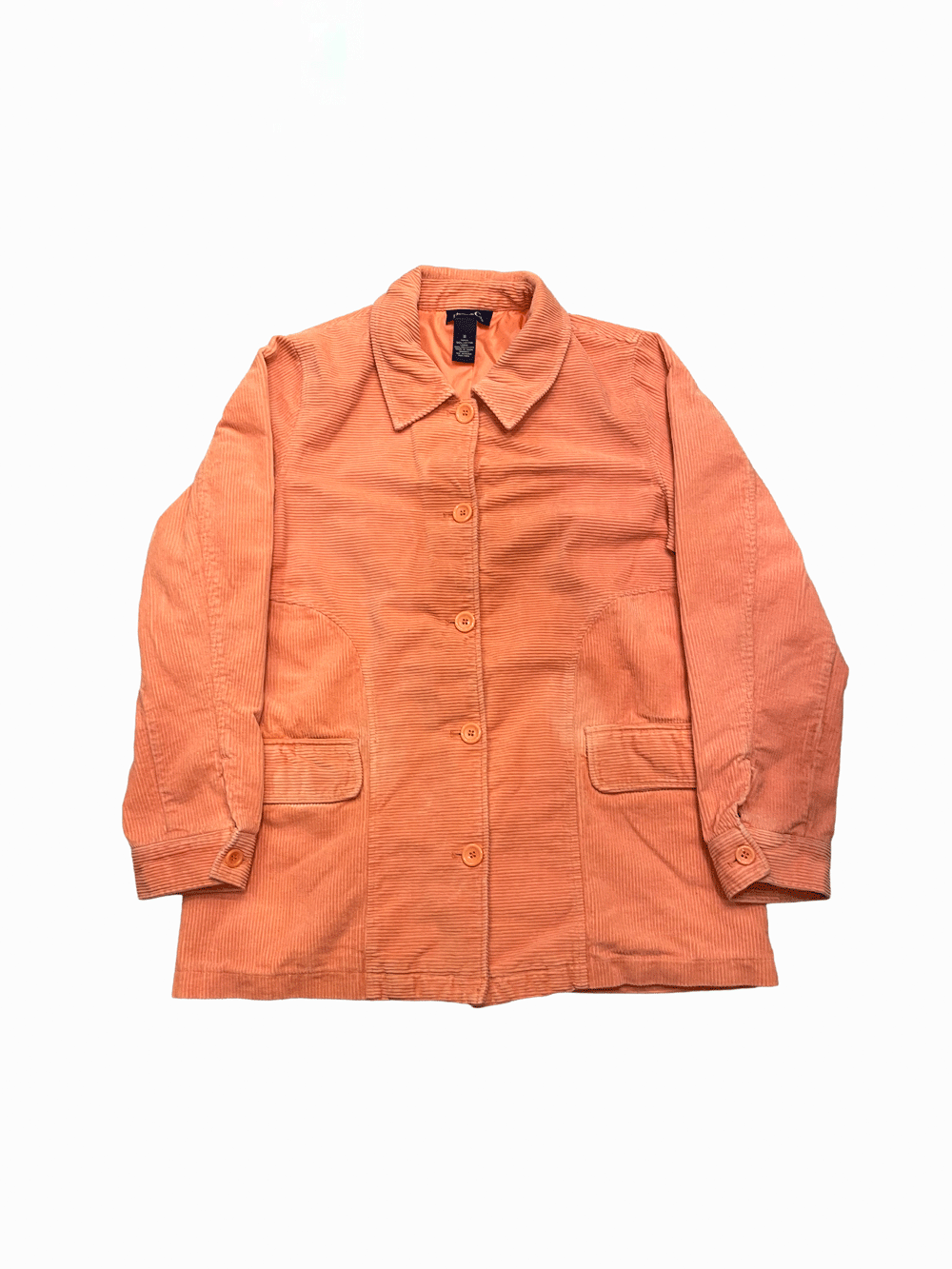 denim&Co."Orange Corduroy Jacket