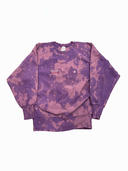 90'Ｓ "Champion" Reverse Weave Sweatshirt  Purple Bleach