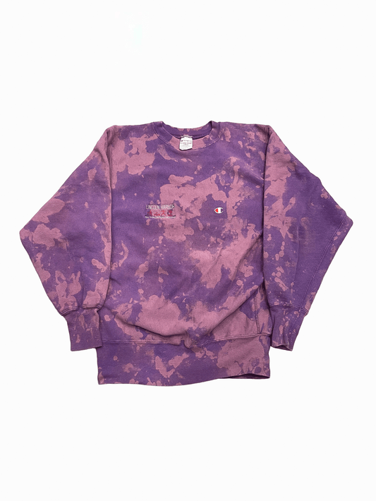 90'Ｓ "Champion" Reverse Weave Sweatshirt  Purple Bleach