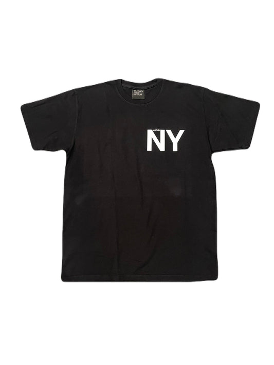 Whitney Museum "NY" T-SHIRT BLACK