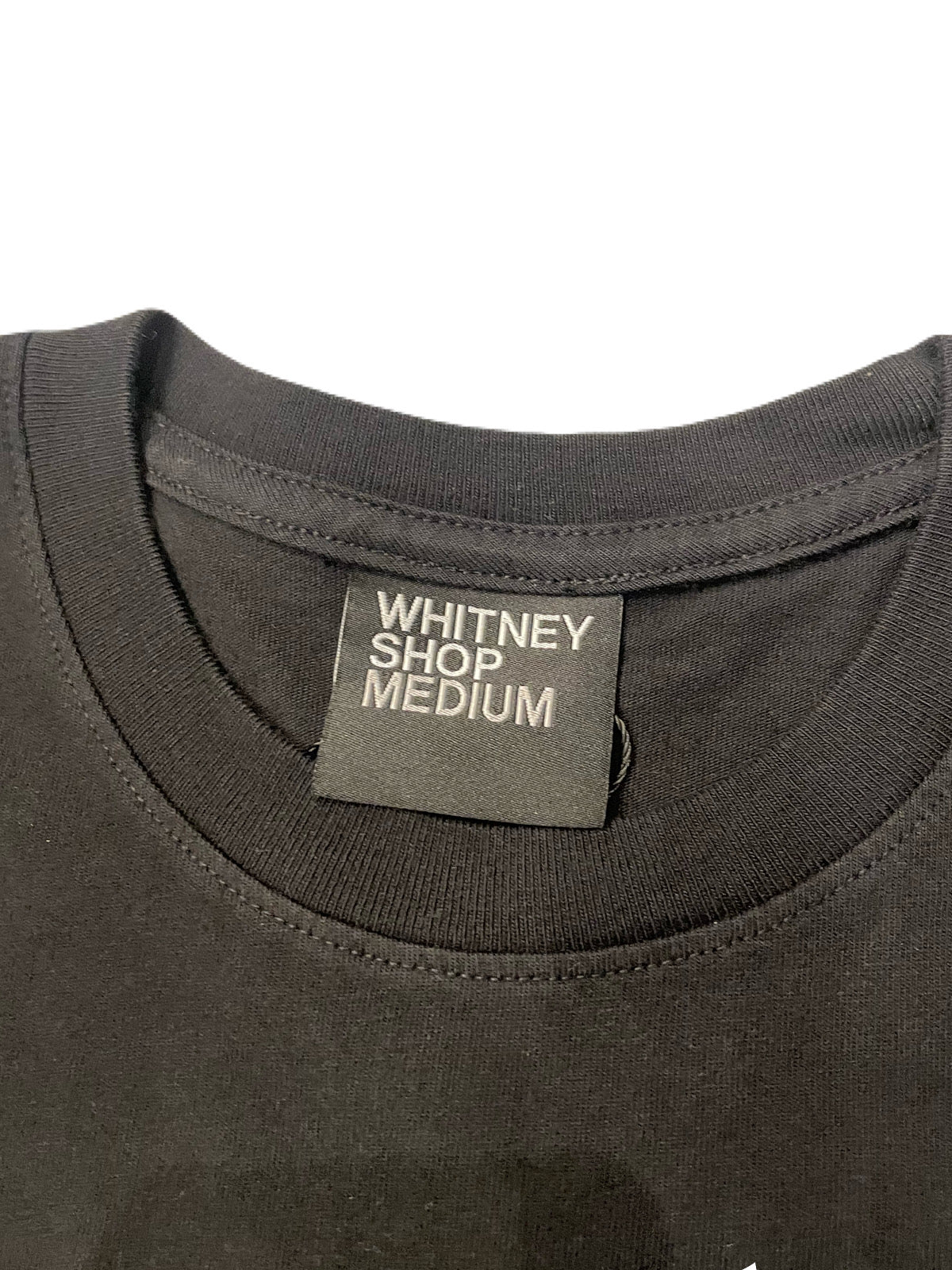 Whitney Museum "NY" T-SHIRT BLACK