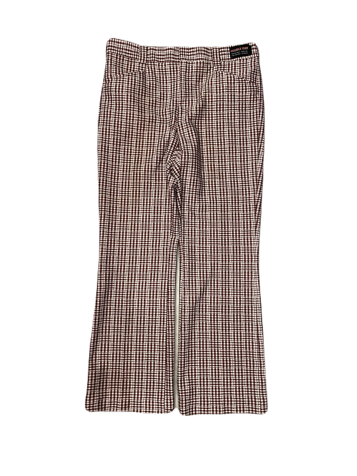 70'S Sears "Travelknit II" CHECKER SLACKS