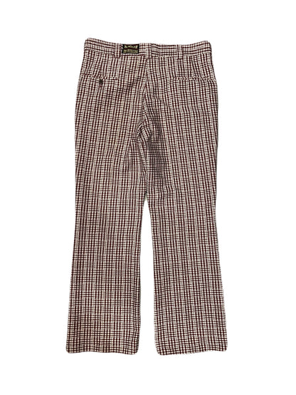 70'S Sears "Travelknit II" CHECKER SLACKS