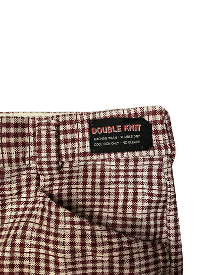 70'S Sears "Travelknit II" CHECKER SLACKS