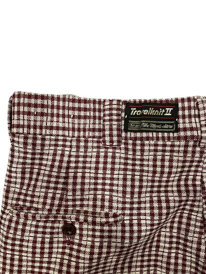 70'S Sears "Travelknit II" CHECKER SLACKS