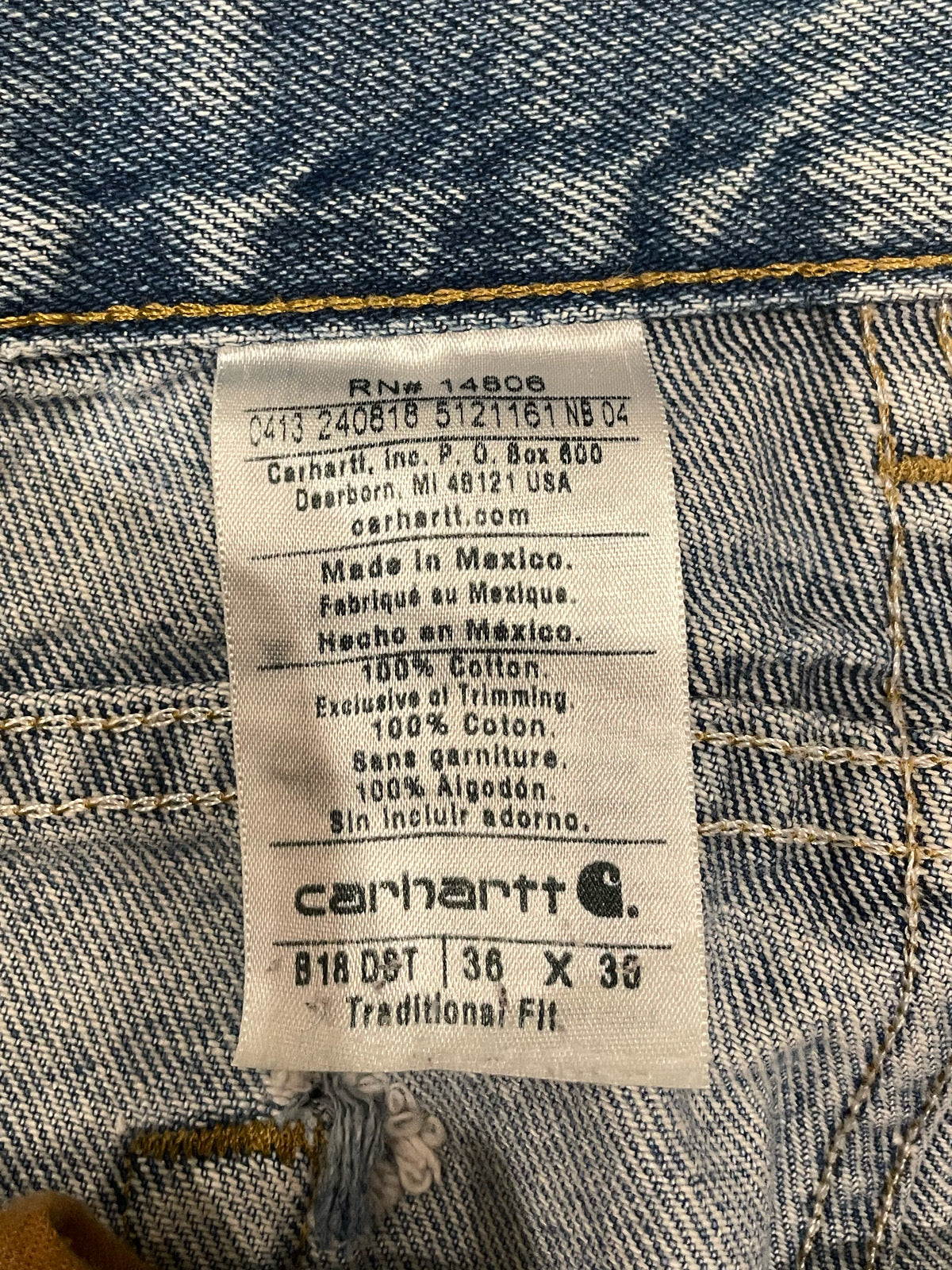 USA Carahartt DENIM PANTS