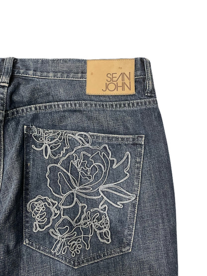 00'S Sean John WIDE DENIM PANTS