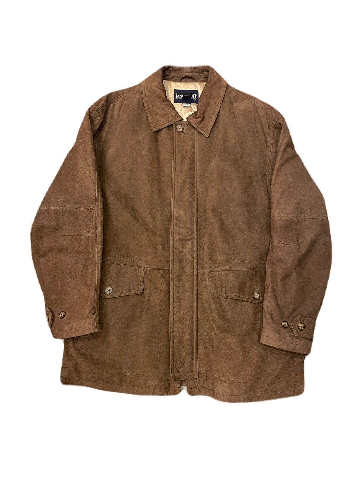 90'S LANDS' END LEATHER JACKET