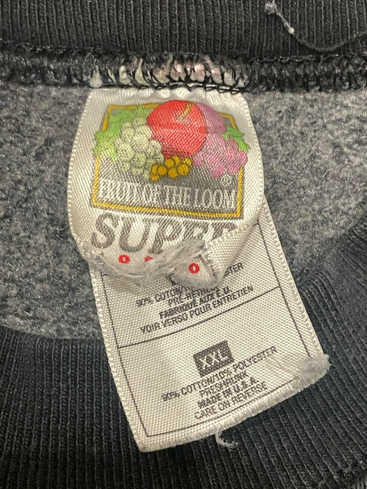 90'S "NET WORK LIQUORS" CREW NECK SWEAT