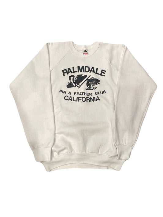 80'S "PALMDALE FIN&FEATHER CLUB" CREWNECK SWEATSHIRT