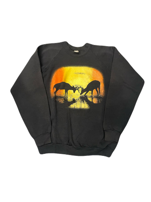 80's "Deers" CREWNECK SWEATSHIRT