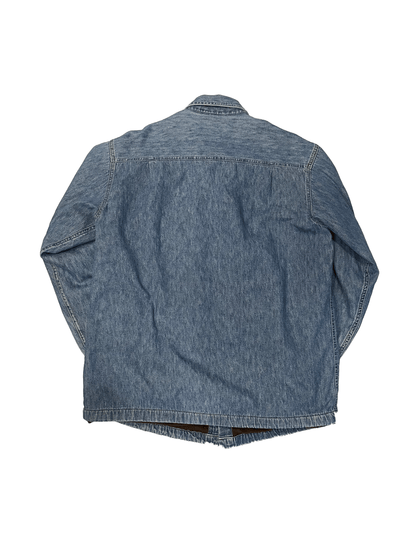 90'S ST JOHN'S BAY FLEECE LINED DENIM SHIRT JACKET