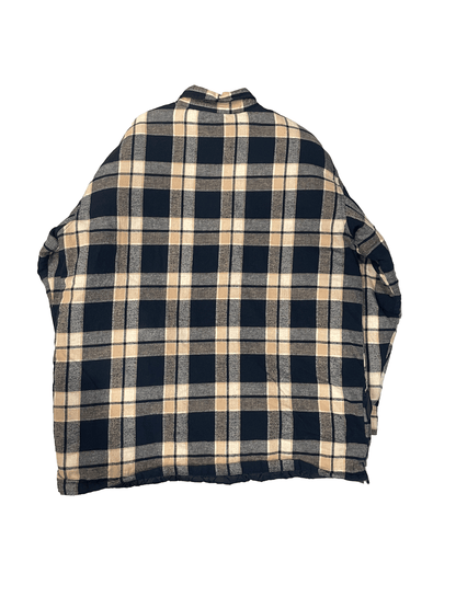 "ST JOHN'S BAY" QUILTED LINED FLANNEL SHIRT