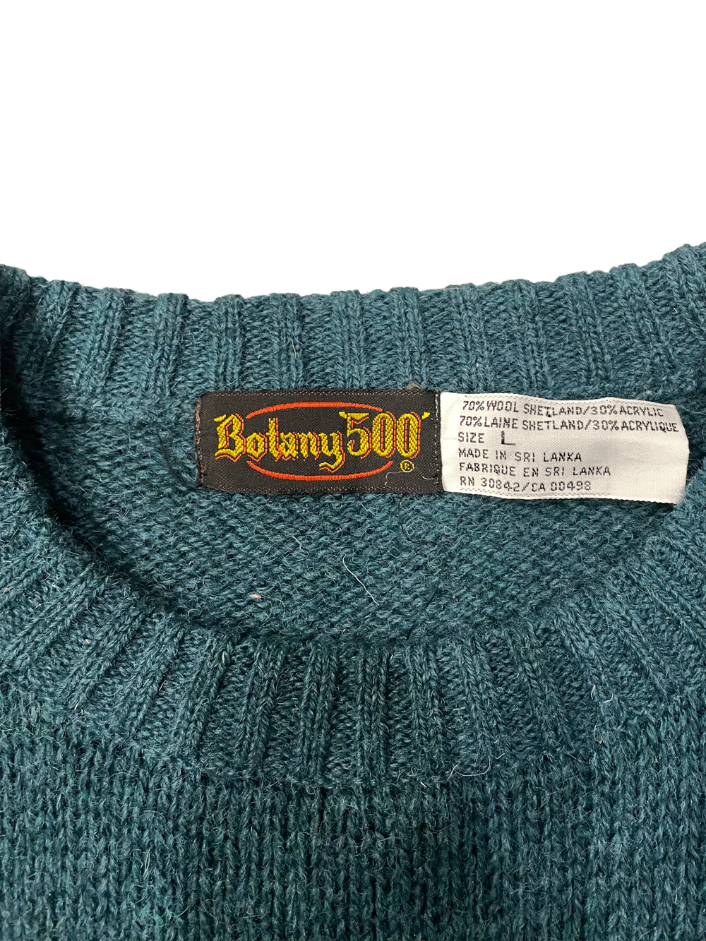 BOTANY 500 CREWNECK KNIT