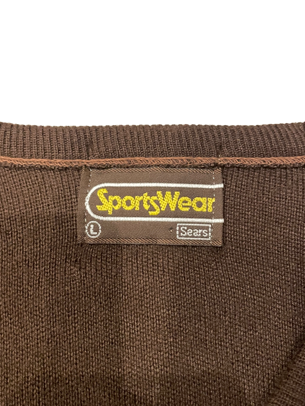 80'S SEARS Sports Wear V-NECK KNIT